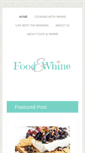Mobile Screenshot of foodwhine.com